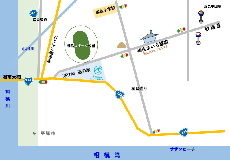 ㈱住まいる建設ご案内図